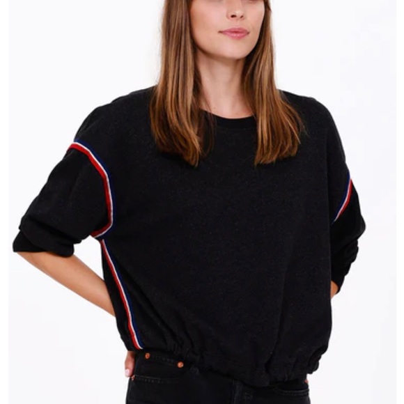 Xirena pullover sweatshirt with stripe details - Picture 5 of 6